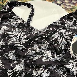 TYR SIZE 16 DURAFAST ELITE UPF50 WOMEN PERFORMANCE BRAND NEW BOCA VNECK BLK/GREY